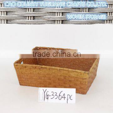 Useful Paper Handmade Weaving Storage Basket