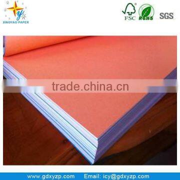 Recycled Colored Yellow Board Paper Glossy Art Paper Card photo-2