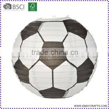 fashion football shape paper chinese lanterns for events