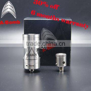 2015 Hot Sale A-bomb 316 stainless steel kraken V2 RDA/316 stainless steel kraken v2/Kraken V2