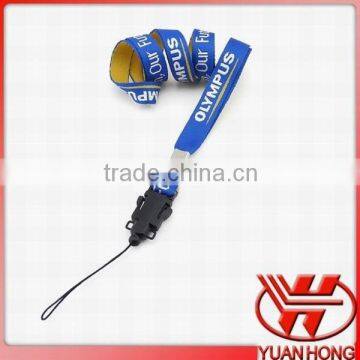 SGS custom woven lanyards with cell phone holder
