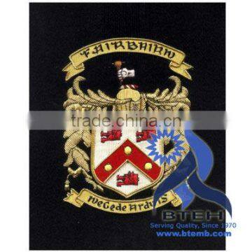 Family Crests | Hand Embroidered Bullion Family Crests