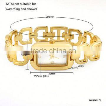 New Technology 2016 Stainless Steel Gold Plated Wrist Watch photo-6