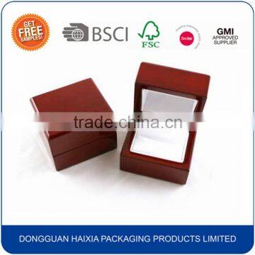 Hot selling luxury antique custom wooden ring boxes