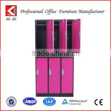 Modern Design Steel College Locker/ Cheap Storage Metal Locker Bins/ Cabin Locker