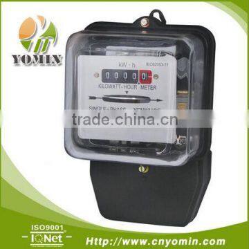 ISO 9001 Factory YEM074QE Single Phase Electromechanical Power Meter , Active Meter / Analog Energy Meter