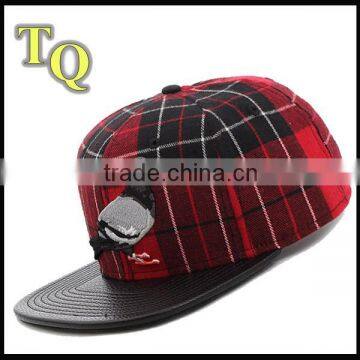 100% cotton dove embroidery logo 6 panel custom made snapback hats