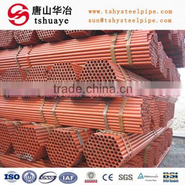 paint Scaffolding handrail steel pipe / tube