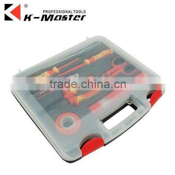 K-Mastet 8 Pcs Diy High Quality Household Tool Set Blow Case With Transparent Cover Plastic Hand Tool Set photo-4