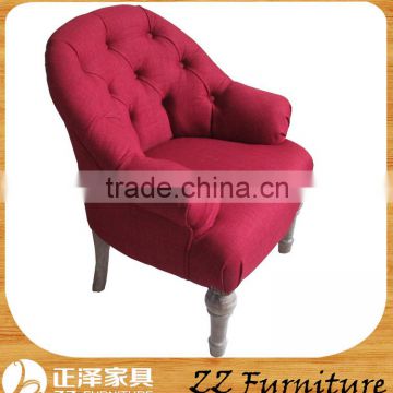 Classic armrest upholstered lounge armchair living room