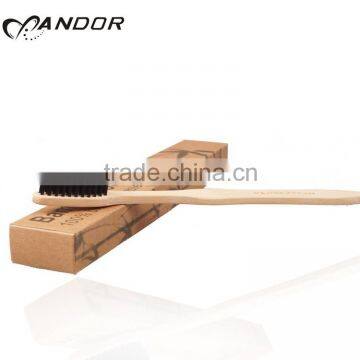 Top Sell Travel Soft Bamboo Bristle Toothbrush photo-3