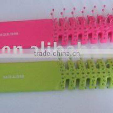 plastic hair brush