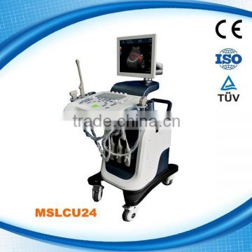 Professional 4D color doppler ultrasound machine, echographe 4D with trolley