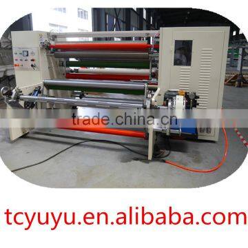 YU-802 Double Shaft Masking Tape Rewinder Machine , Adhesive Tape Rewinder , Log Roll Rewinding Machine photo-4