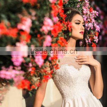 Magical Wedding Mensa Gown With Impressive Royal Train 2016 New Collection photo-4