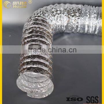 HVAC Aluminum Foil Polyester Insulated Flexible Air Conditioner Ventilation Duct photo-2