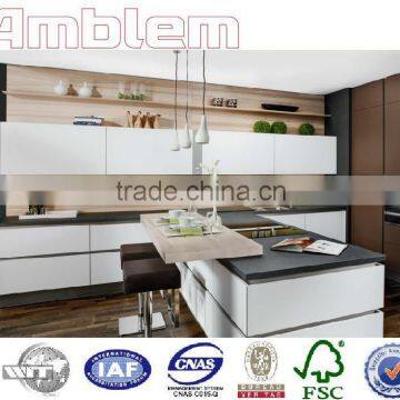 2016 modern white lacquer kitchen cabinets with best price