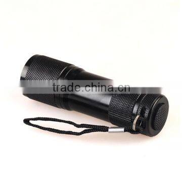 9 Led 365nm uv Flashlight for Detecting Fluorescer in Cosmetics and Baby Stuff, Counterfeit Banknotes, Minerals, Diamonds photo-3
