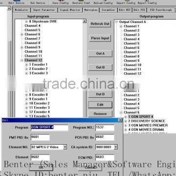 Qpsk to Qam Transmodulator(8*DVB-S/S2+4*ASI In,4*DVB-C RF Out) photo-4