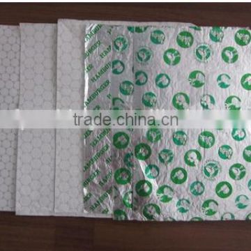 Printed laminate aluminum foil paper sheet for food hamburger sandwich wrapper,food paper aluminium foil