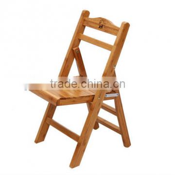 Durable bamboo garden chair and folding chair with back