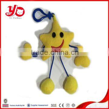 wholesale cute star keychain, plush star key chain