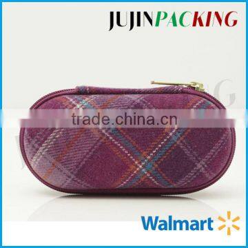 Fashional and Funny Tweeds Zippered Funky Glasses Case