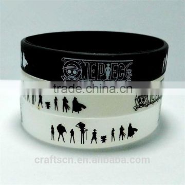 export debossed wristband customize silicone bracelet