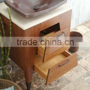 LB-JX2006 Eco-friendly factory direct bamboo bathroom vanity cabinets