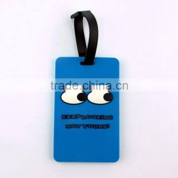 Free sample template airline pvc hard plastic luggage tag to print