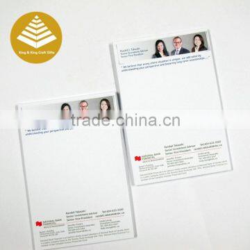Custom ECO notepad for office stationery writing magnetic paper pad design / mini paper sticky notepad
