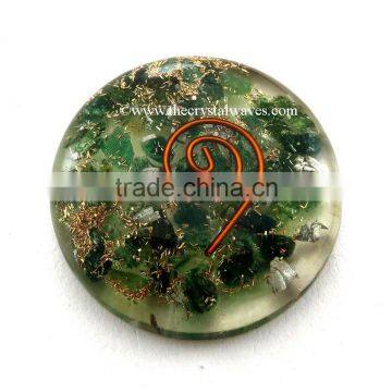 Green Aventurine Orgone Round Cabochon