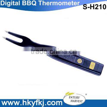 Digital bbq meat thermometer fork temperature and taste tester