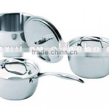 AH3589 7PCS 3-PLY STAINLESS STEEL COOKWARE SET photo-3