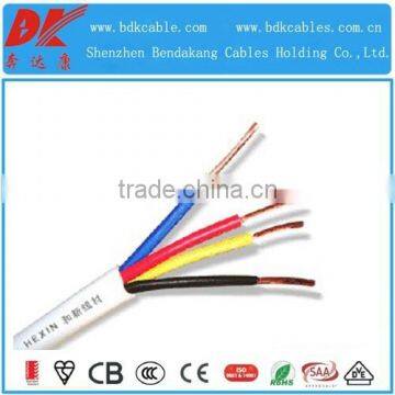 flexible control cable with shealth 7 x 0.5 sq mm multi-core pvc insulated flexible cable 450/750v power cables