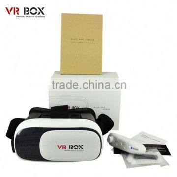2016 Virtual Google Cardboard Vr Box 3d Video Glasses +gamepad Controller Vr Box 3d Video Glasses For 4.7-6.0 Mobile For Iphone photo-6
