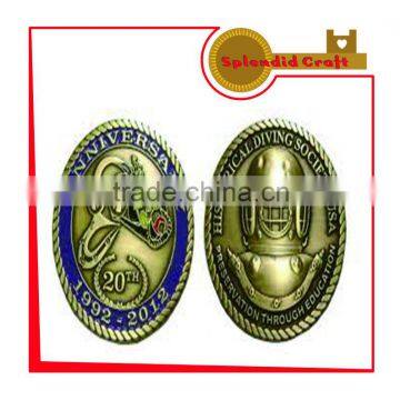 High quality 3D effect antique coin