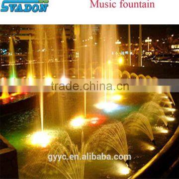 Factory supply outdoor Water Running Fountain, music fountain control system