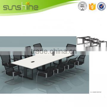 Welcome Wholesales hotsale modern tempered glass conference table