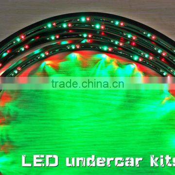 RGB color changing LED under car ribbon 900mm x2 600x2 w/ remote control