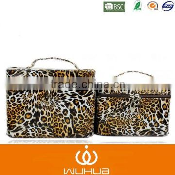 tiger skin adorable 2 pieces makeup case