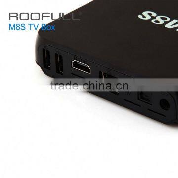 Mx Iii Android 4.4 Quad Core 4K Smart Tv Box, M8C Android Tv Box, M8S Android Tv Box
