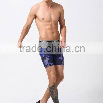 High Elastic Camo Mens Compression Shorts Base Layer Sports Fitness Running Soccer Football Shorts photo-5
