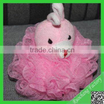 Different pink bath sponge loofah for shower,baby loofah sponge