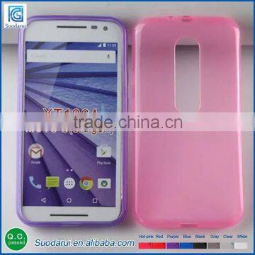 For Moto G3 XT1064 Soft Gel TPU Jelly Case Mix Colors