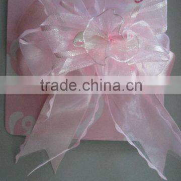 fashion hair Ribbon Bow and Flower with Clips