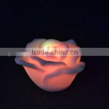 LED battery operated Rose lamp automatic color changed LED light