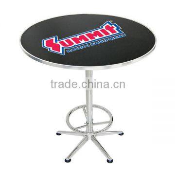 Five-pointed star Round Metal Bar Table