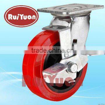 HEAVY DUTY CASTER WHEELS POLYURETHANE CASTORS