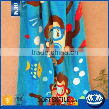 Top quality customized velour beach towel